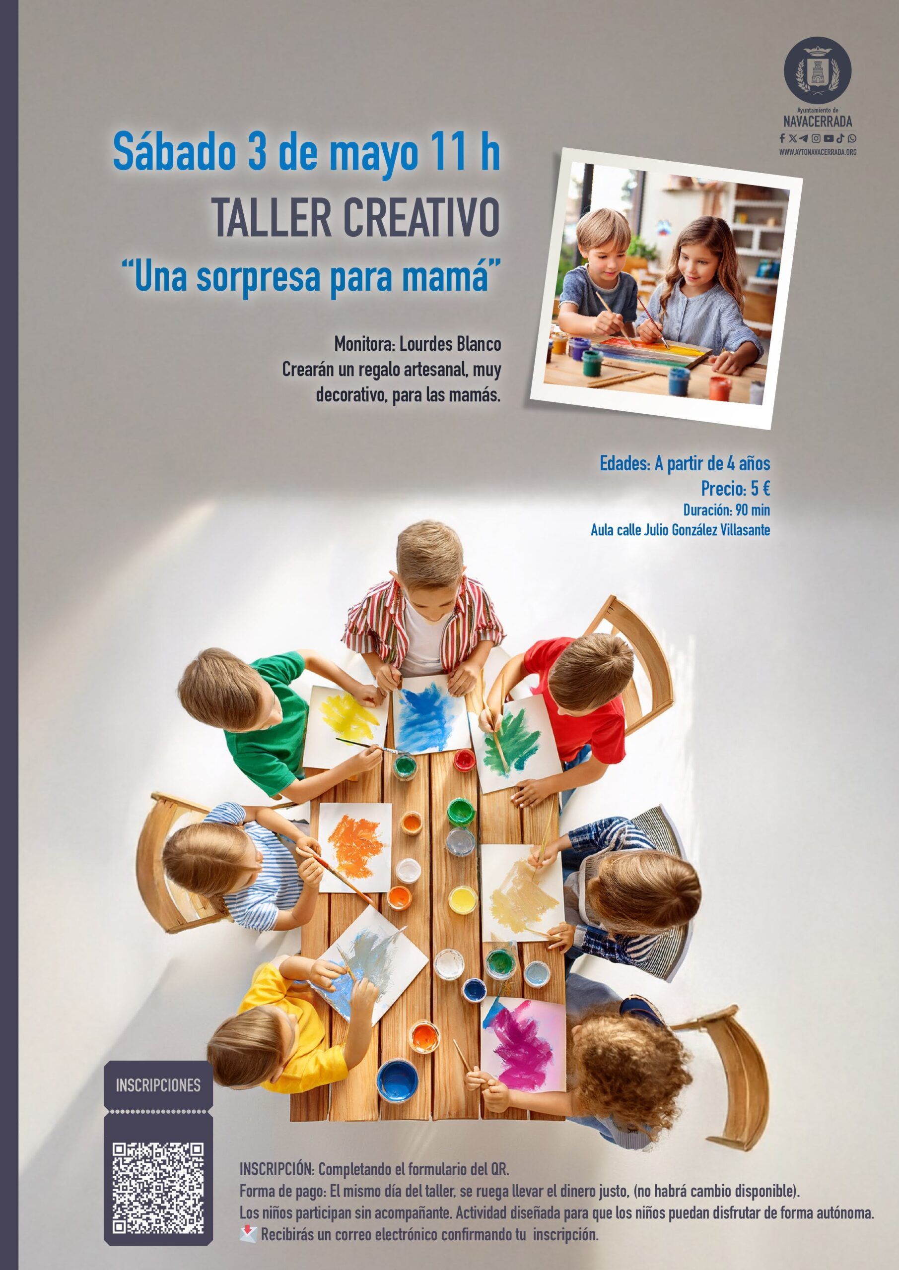 TALLER CREATIVO: UNA SORPRESA PARA MAMÁ